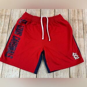 St Louis Cardinals MLB Baseball Athletic Shorts Youth Medium 10/12